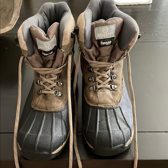 Magellan Outdoors Brown and Black Hunter/Work Boots - Picture 1 of 8